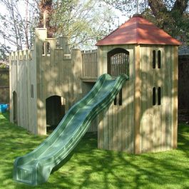 Outdoor cheap play castle