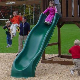 CREATIVE PLAYTHINGS 3M 10FT SCOOP SLIDE On display Permanant