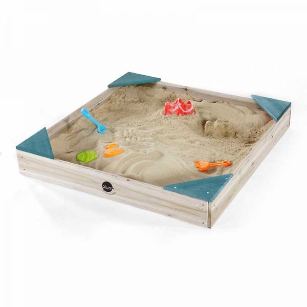 Plum Junior Wooden Sandpit - Teal