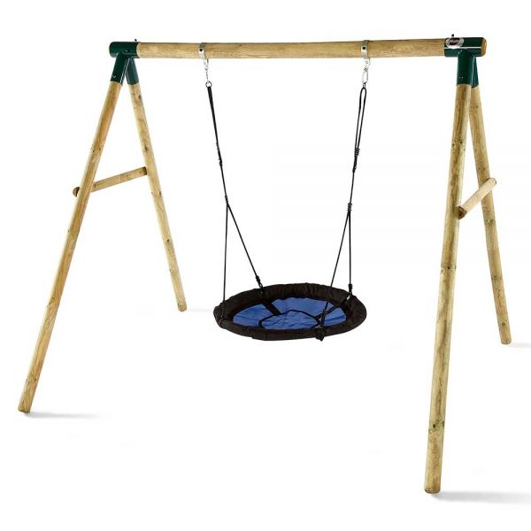 Plum Spider Monkey wooden swing set.