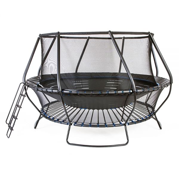 Plum BOWL Freebound Trampoline including trampoline ladder.