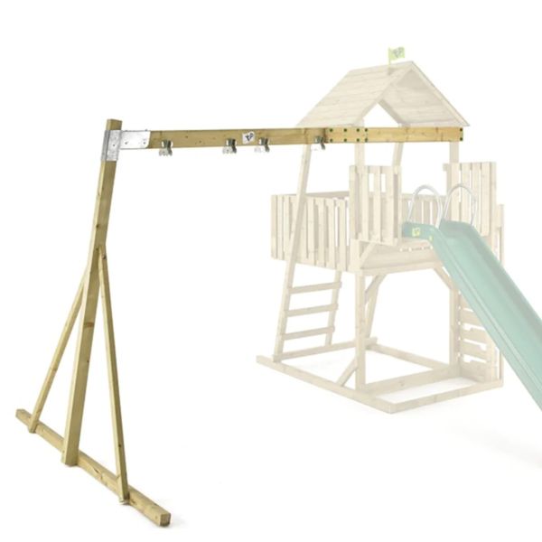 Kingswood2 double swing arm - shown with a pirate boat and a deluxe swing seat, both sold separately