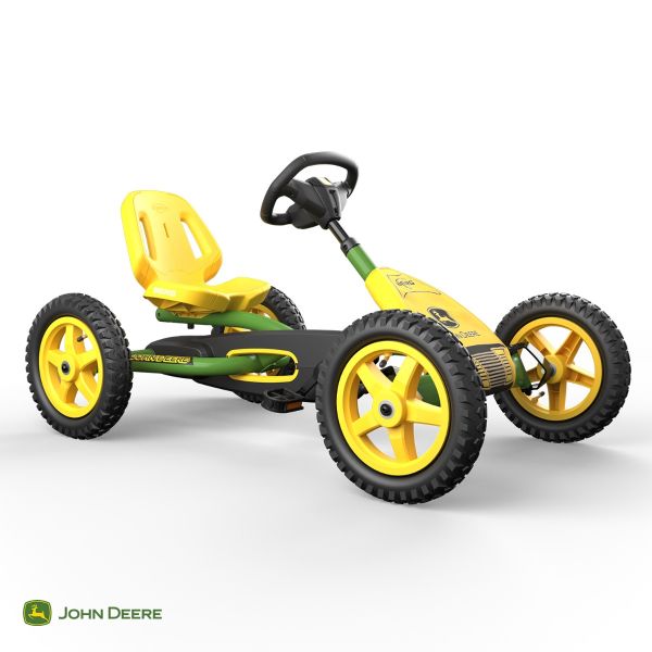 BERG Buddy John Deere Go Kart with brake free wheel and air tyres - 8715839026948