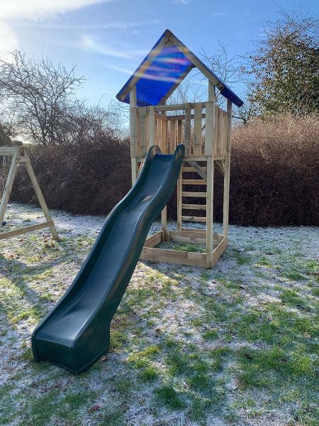 8720701430662 - Lisa Wooden Climbing Frame and and Slide