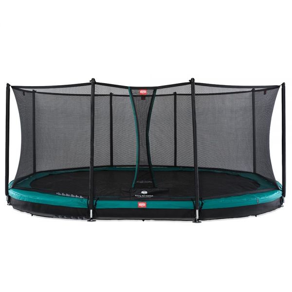 BERG Grand Favorit InGround 520 Green + Safety Net Comfort - 8715839071221