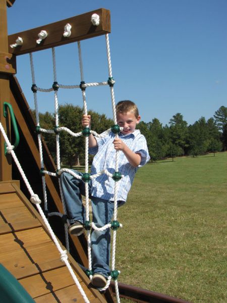 Deluxe rope ladder.