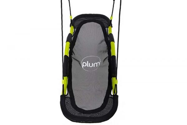 Plum Glide nest swing with padded seats removed.