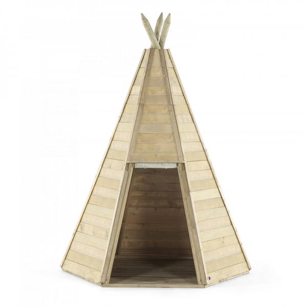 Plum great wooden Teepee 1.5m wide and 2.3m high.