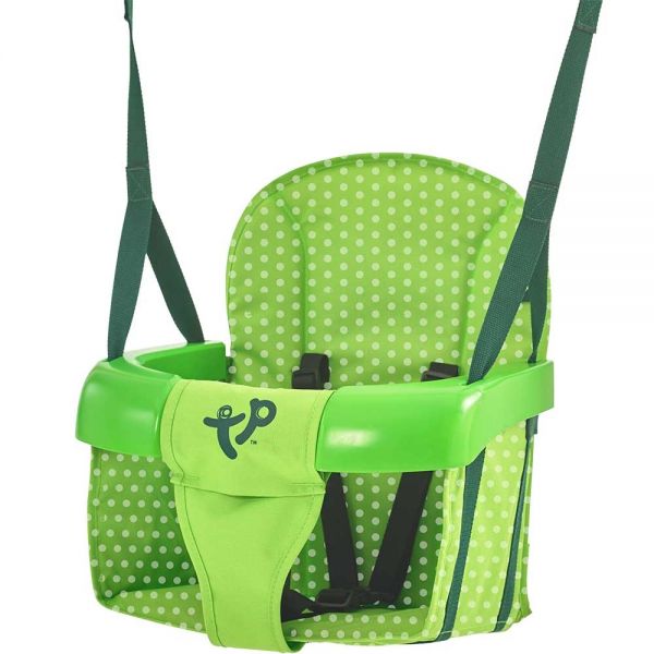 TP Spotty Foldaway baby swing seat.