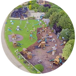 PLUM DECKHOUSE WOODEN PLAYHOUSE TEAL Outdoor Play Equipment